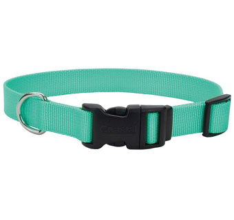 06601 ADJ TUFF DOG COLLAR NYLON 14 - 20 IN X 3/4 IN TEAL