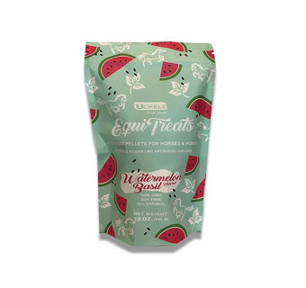 EQUI TREATS™ TREAT PELLET 8% PROTEIN 2% FAT BASIL/WATERMELON 12 OZ