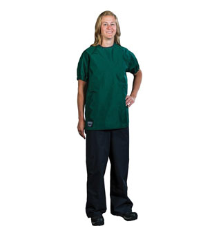 GVT WATERPROOF VET TOP SHORT SLEEVE GREEN MED