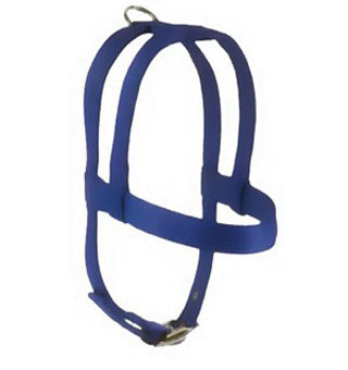 752 DOUBLE LAYER FITTED DOG HARNESS NYLON 1 IN X 30 IN BLACK