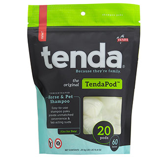 TENDAPOD™ HORSE & PET SHAMPOO PODS 20/PKG