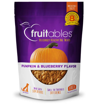 FRUITABLES® BAKED DOG TREATS PUMPKIN AND BLUEBERRY 12 OZ 1/PKG