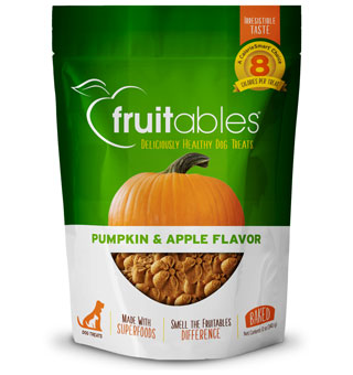 FRUITABLES® BAKED DOG TREATS PUMPKIN AND APPLE 12 OZ 1/PKG