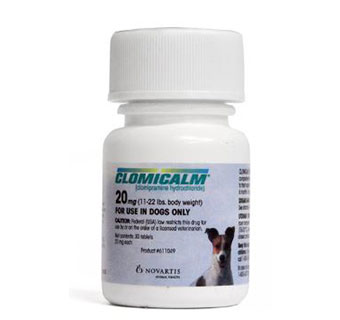 CLOMICALM® (CLOMIPRAMINE HYDROCHLORIDE) TABLETS FOR DOGS 20 MG 30/BOTTLE (RX)
